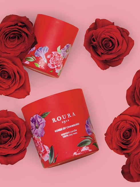 Roura 333500.220 Sveča Roses of Chambord - Aroma 3 v 1